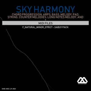 Sky Harmony - 4 Chords - 5 Notes-Chords - 16 Bars - Strict - F_Natural_Minor_Strict - Sabuy Pack