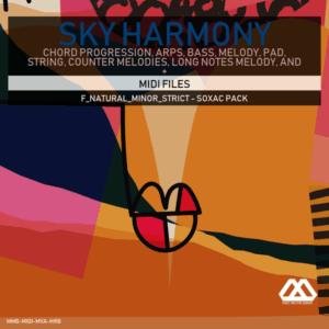 Sky Harmony - 4 Chords - 5 Notes-Chords - 16 Bars - Strict - F_Natural_Minor_Strict - Soxac Pack