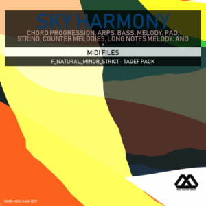 Sky Harmony - 4 Chords - 5 Notes-Chords - 16 Bars - Strict - F_Natural_Minor_Strict - Tagef Pack
