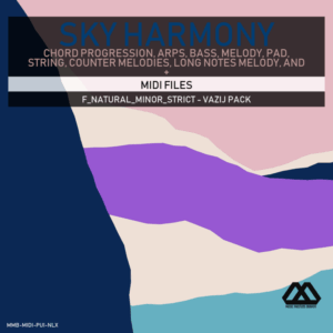 Sky Harmony - 4 Chords - 5 Notes-Chords - 16 Bars - Strict - F_Natural_Minor_Strict - Vazij Pack