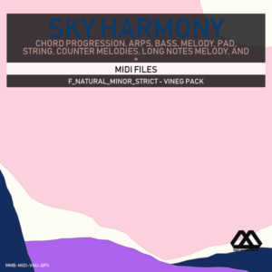 Sky Harmony - 4 Chords - 5 Notes-Chords - 16 Bars - Strict - F_Natural_Minor_Strict - Vineg Pack