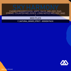 Sky Harmony - 4 Chords - 5 Notes-Chords - 16 Bars - Strict - F_Natural_Minor_Strict - Wokem Pack
