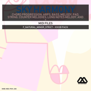 Sky Harmony - 4 Chords - 5 Notes-Chords - 16 Bars - Strict - F_Natural_Minor_Strict - Xixob Pack
