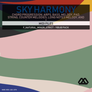 Sky Harmony - 4 Chords - 5 Notes-Chords - 16 Bars - Strict - F_Natural_Minor_Strict - Yibub Pack