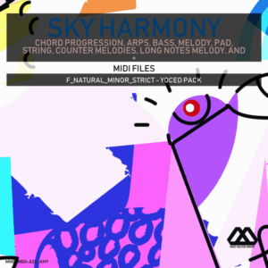 Sky Harmony - 4 Chords - 5 Notes-Chords - 16 Bars - Strict - F_Natural_Minor_Strict - Yoced Pack