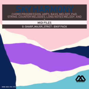 Sky Harmony - 4 Chords - 5 Notes-Chords - 16 Bars - Strict - G-sharp_Major_Strict - Bikif Pack