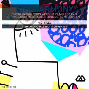 Sky Harmony - 4 Chords - 5 Notes-Chords - 16 Bars - Strict - G-sharp_Major_Strict - Cowub Pack