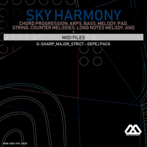 Sky Harmony - 4 Chords - 5 Notes-Chords - 16 Bars - Strict - G-sharp_Major_Strict - Gepej Pack