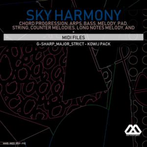 Sky Harmony - 4 Chords - 5 Notes-Chords - 16 Bars - Strict - G-sharp_Major_Strict - Kowij Pack