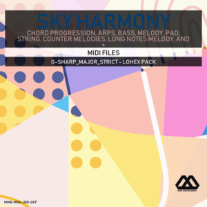 Sky Harmony - 4 Chords - 5 Notes-Chords - 16 Bars - Strict - G-sharp_Major_Strict - Lohex Pack