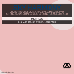 Sky Harmony - 4 Chords - 5 Notes-Chords - 16 Bars - Strict - G-sharp_Major_Strict - Lotiq Pack