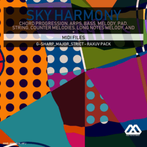 Sky Harmony - 4 Chords - 5 Notes-Chords - 16 Bars - Strict - G-sharp_Major_Strict - Raxuv Pack
