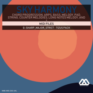 Sky Harmony - 4 Chords - 5 Notes-Chords - 16 Bars - Strict - G-sharp_Major_Strict - Tizus Pack