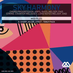 Sky Harmony - 4 Chords - 5 Notes-Chords - 16 Bars - Strict - G-sharp_Major_Strict - Tonuy Pack