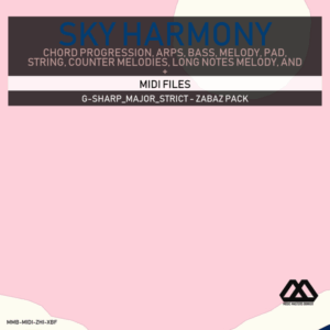 Sky Harmony - 4 Chords - 5 Notes-Chords - 16 Bars - Strict - G-sharp_Major_Strict - Zabaz Pack