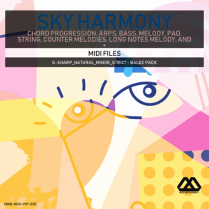 Sky Harmony - 4 Chords - 5 Notes-Chords - 16 Bars - Strict - G-sharp_Natural_Minor_Strict - Balec Pack