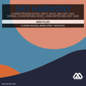 Sky Harmony - 4 Chords - 5 Notes-Chords - 16 Bars - Strict - G-sharp_Natural_Minor_Strict - Bizax Pack