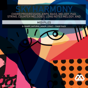 Sky Harmony - 4 Chords - 5 Notes-Chords - 16 Bars - Strict - G-sharp_Natural_Minor_Strict - Cimop Pack