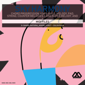 Sky Harmony - 4 Chords - 5 Notes-Chords - 16 Bars - Strict - G-sharp_Natural_Minor_Strict - Coluh Pack