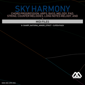 Sky Harmony - 4 Chords - 5 Notes-Chords - 16 Bars - Strict - G-sharp_Natural_Minor_Strict - Cufen Pack