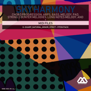 Sky Harmony - 4 Chords - 5 Notes-Chords - 16 Bars - Strict - G-sharp_Natural_Minor_Strict - Fiton Pack