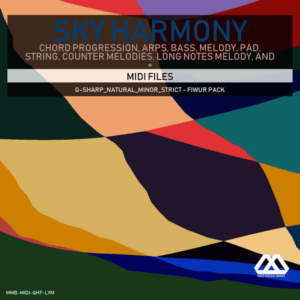 Sky Harmony - 4 Chords - 5 Notes-Chords - 16 Bars - Strict - G-sharp_Natural_Minor_Strict - Fiwur Pack