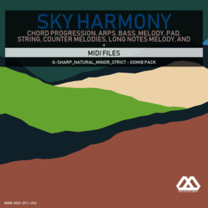 Sky Harmony - 4 Chords - 5 Notes-Chords - 16 Bars - Strict - G-sharp_Natural_Minor_Strict - Gomib Pack