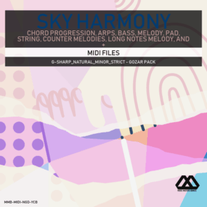 Sky Harmony - 4 Chords - 5 Notes-Chords - 16 Bars - Strict - G-sharp_Natural_Minor_Strict - Gozar Pack