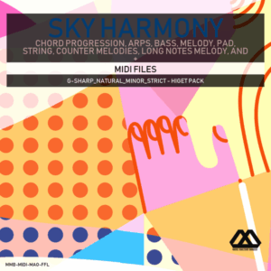 Sky Harmony - 4 Chords - 5 Notes-Chords - 16 Bars - Strict - G-sharp_Natural_Minor_Strict - Higet Pack