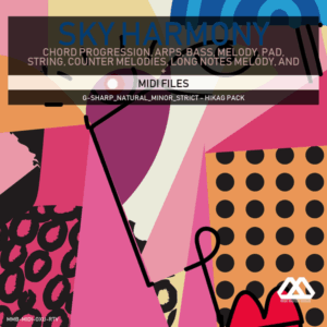 Sky Harmony - 4 Chords - 5 Notes-Chords - 16 Bars - Strict - G-sharp_Natural_Minor_Strict - Hikag Pack