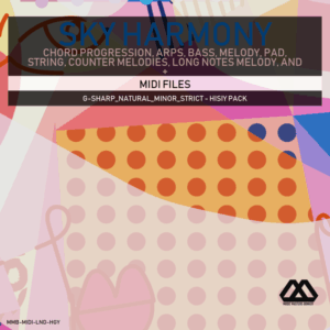 Sky Harmony - 4 Chords - 5 Notes-Chords - 16 Bars - Strict - G-sharp_Natural_Minor_Strict - Hisiy Pack