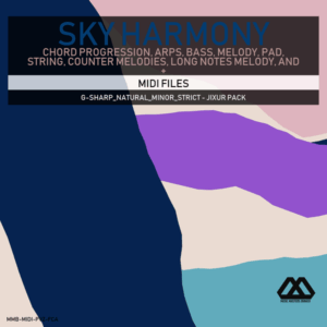 Sky Harmony - 4 Chords - 5 Notes-Chords - 16 Bars - Strict - G-sharp_Natural_Minor_Strict - Jixur Pack