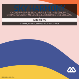Sky Harmony - 4 Chords - 5 Notes-Chords - 16 Bars - Strict - G-sharp_Natural_Minor_Strict - Kecay Pack