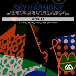 Sky Harmony - 4 Chords - 5 Notes-Chords - 16 Bars - Strict - G-sharp_Natural_Minor_Strict - Keduv Pack