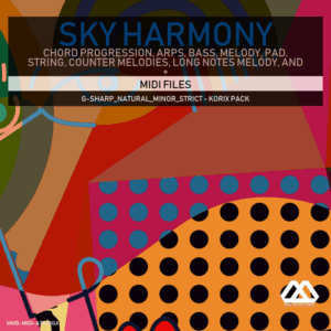 Sky Harmony - 4 Chords - 5 Notes-Chords - 16 Bars - Strict - G-sharp_Natural_Minor_Strict - Korix Pack