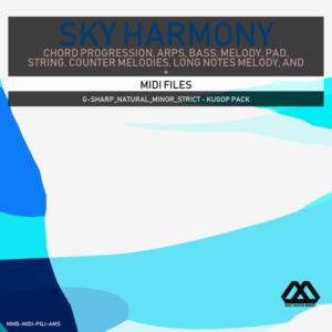 Sky Harmony - 4 Chords - 5 Notes-Chords - 16 Bars - Strict - G-sharp_Natural_Minor_Strict - Kugop Pack
