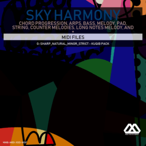 Sky Harmony - 4 Chords - 5 Notes-Chords - 16 Bars - Strict - G-sharp_Natural_Minor_Strict - Kuqib Pack