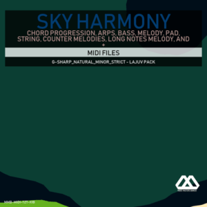 Sky Harmony - 4 Chords - 5 Notes-Chords - 16 Bars - Strict - G-sharp_Natural_Minor_Strict - Lajuv Pack