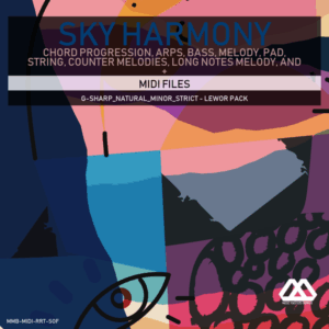 Sky Harmony - 4 Chords - 5 Notes-Chords - 16 Bars - Strict - G-sharp_Natural_Minor_Strict - Lewor Pack