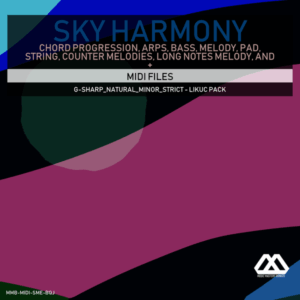 Sky Harmony - 4 Chords - 5 Notes-Chords - 16 Bars - Strict - G-sharp_Natural_Minor_Strict - Likuc Pack