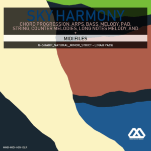 Sky Harmony - 4 Chords - 5 Notes-Chords - 16 Bars - Strict - G-sharp_Natural_Minor_Strict - Linah Pack