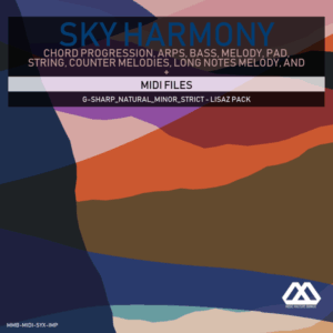 Sky Harmony - 4 Chords - 5 Notes-Chords - 16 Bars - Strict - G-sharp_Natural_Minor_Strict - Lisaz Pack