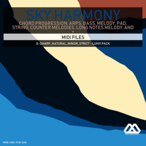Sky Harmony - 4 Chords - 5 Notes-Chords - 16 Bars - Strict - G-sharp_Natural_Minor_Strict - Luhiy Pack