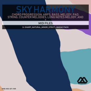 Sky Harmony - 4 Chords - 5 Notes-Chords - 16 Bars - Strict - G-sharp_Natural_Minor_Strict - Madac Pack