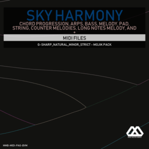 Sky Harmony - 4 Chords - 5 Notes-Chords - 16 Bars - Strict - G-sharp_Natural_Minor_Strict - Mojik Pack