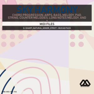 Sky Harmony - 4 Chords - 5 Notes-Chords - 16 Bars - Strict - G-sharp_Natural_Minor_Strict - Mucaq Pack