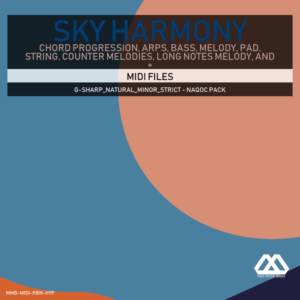 Sky Harmony - 4 Chords - 5 Notes-Chords - 16 Bars - Strict - G-sharp_Natural_Minor_Strict - Naqoc Pack