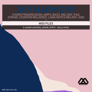Sky Harmony - 4 Chords - 5 Notes-Chords - 16 Bars - Strict - G-sharp_Natural_Minor_Strict - Nelaj Pack