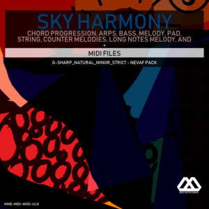 Sky Harmony - 4 Chords - 5 Notes-Chords - 16 Bars - Strict - G-sharp_Natural_Minor_Strict - Nevaf Pack