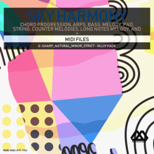 Sky Harmony - 4 Chords - 5 Notes-Chords - 16 Bars - Strict - G-sharp_Natural_Minor_Strict - Nujiy Pack